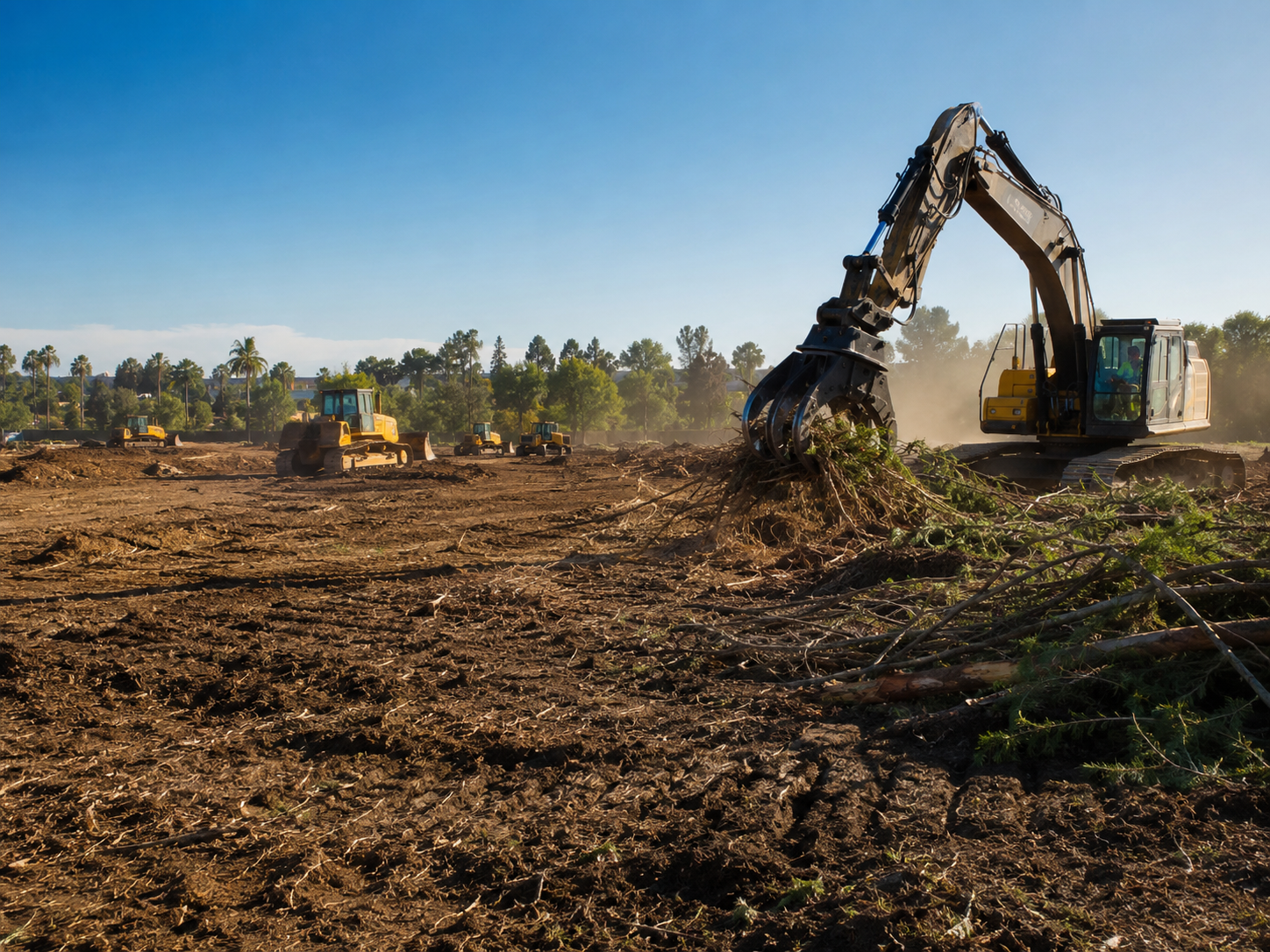 Land clearing services in Ontario California