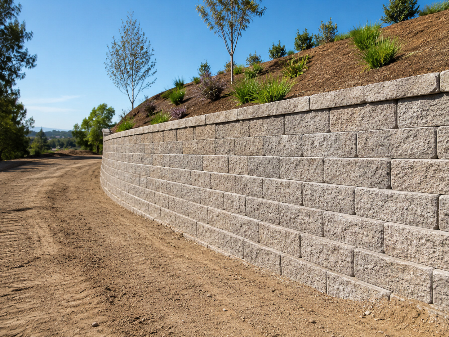 Retaining wall contractor in Ontario California