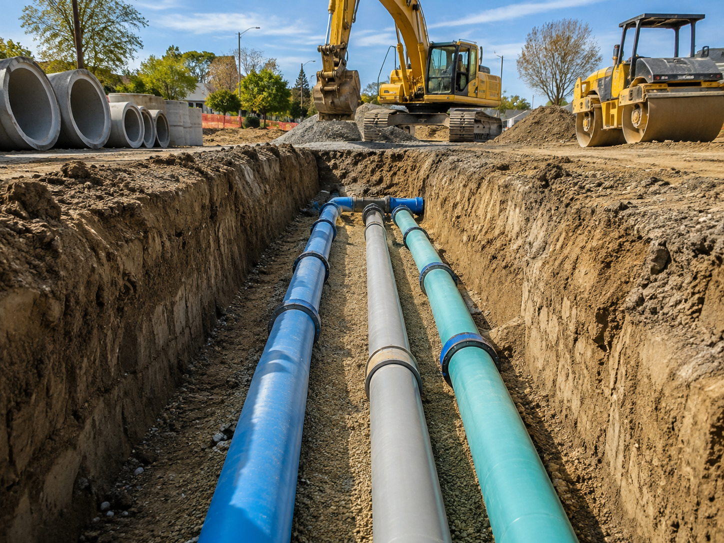 Underground utilities contractor in Ontario California